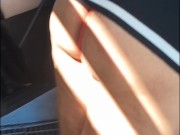 Exhibitionist wife flashing big ass at the car wash part 1 for voyeurs watching 13/16