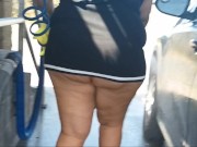 Exhibitionist wife washing car and flashing her big ass part 2 10/16