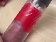 Using A Penis Pump For The First Time 8/16