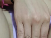 Squirting teen slut almost gets caught in her parents' bed 5/16