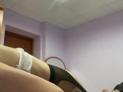 Step sister dresses up in her school girl uniform and sucks and fucks her step brother 14/16