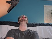 He worships my ass, then I take his cock down my throat 6/16