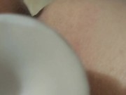 Fucking This Whore's Juicy Pussy  Very Hard From Behind While Dirty Talking Till She Cums 15/16