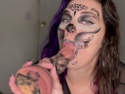 Sexy MILF sucks and sucks her dildo! 2/16