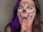 Sexy MILF sucks and sucks her dildo! 3/16