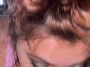 Curvy Goddess sucks Alpha’s big white cock 10/16