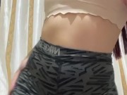 Naughty Colombian shakes her big ass dressed in her short pajamas 13/16