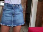 O dia que minha meia-irma chegou do colégio com tesão e gravamos nosso primeiro video pornô - Full 1/16