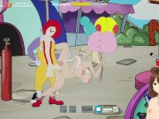 Fuckerman Lewd Park #5 - Fucking a busty circus assistant secretly - Jazziuu - Gameplay 1/16