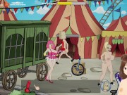 Fuckerman Lewd Park #5 - Fucking a busty circus assistant secretly - Jazziuu - Gameplay