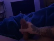 Quick handjobin bed 7/16