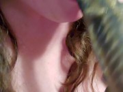 Sloppy Dildo Blowjob with Alien Slime 10/16