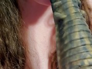 Sloppy Dildo Blowjob with Alien Slime 4/16