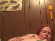 Fucking my tight booty with a toothbrush 12/16