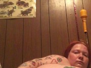 Fucking my tight booty with a toothbrush 5/16