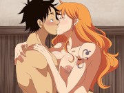 Luffy fucks Nami One Piece anime hentai cartoon uncencored big tits Naruto Sakura big ass asian teen 5/16