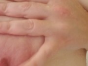 Rubbing and Spitting on My Big Tits in Shower 1/16