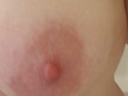 Rubbing and Spitting on My Big Tits in Shower 4/16