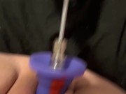 Goth Girl Getting Fucked By Fuck Machine 14/16