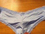 Cumshot on sexy panties 1/16