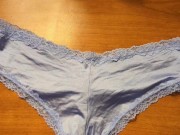 Cumshot on sexy panties 10/16