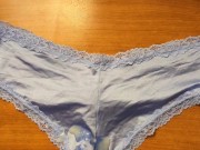 Cumshot on sexy panties 14/16