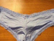 Cumshot on sexy panties 6/16