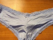Cumshot on sexy panties 7/16