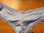 Cumshot on sexy panties 9/16