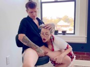 Instead of studying for an exam, this hot student prefers the teacher's cock in her tight ass 5/16