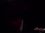 I sucked him to completion in the packed parking lot (real risky car bj) 13/16