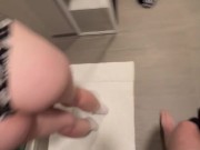 FRIENDS SISTER SUCKED AND FUCKED ME IN THE BATHROOM 🍑 7/16