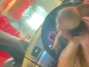 Getting dick sucked in the Hoffmanns car wash and she is loving that Thanggg!! Suck slut suck !!! 10/16