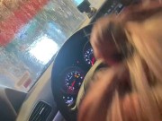 Getting dick sucked in the Hoffmanns car wash and she is loving that Thanggg!! Suck slut suck !!! 11/16
