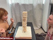 A nice strip game with two sexy lesbians 6/16