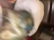 Best fucking blow job ever from slutty dumb blonde step sister rough fucked her mouth hard and fast! 3/16