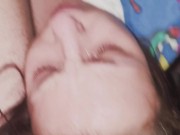 Hard deepthroat teen girl