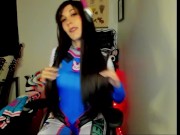 D.Va Cosplay Goddess Rewards Your Good Behavior 1/16