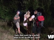 VIP4K. Blonde wanted to suck that old cock in the tent. Hot sex with Era Queen & George Uhl 3/16