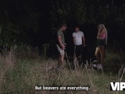 VIP4K. Blonde wanted to suck that old cock in the tent. Hot sex with Era Queen & George Uhl 5/16