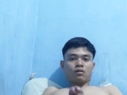 Handsome Asian Boy Jerking Off his Big Dick 13/16