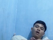 Handsome Asian Boy Jerking Off his Big Dick 14/16