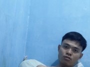 Handsome Asian Boy Jerking Off his Big Dick 15/16