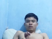 Handsome Asian Boy Jerking Off his Big Dick 9/16