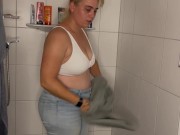 Selbstbefriedigung unter der Dusche masturbieren mit duschbrause multiple orgasmen ich komme zweimal 1/16