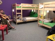 Fake Hostel - Angry horny big tits MILF bullies liar into giving her a cremapie 4/16