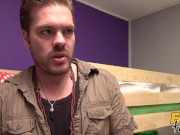 Fake Hostel - Angry horny big tits MILF bullies liar into giving her a cremapie 7/16