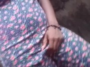 AMATEUR EBONY WITH BIG ASS PEE FART OUTDOOR WHILE NEIGHBORED PEEP 3/16