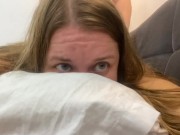 I FILM MYSELF WHILE MY STEPMOM FUCKS ME WITH A STRAPON/Stepmom Stepdaughter 13/16