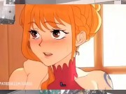 ONE PIECE- LUFFY FOLLA POR FIN A NAMI Y LA LLENA SU RICA CONCHA DE LECHE ANIMACIÓN SIN CENSURA